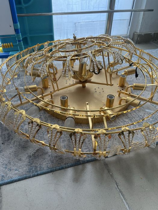 Люстра хоустальная (1*1 большая )