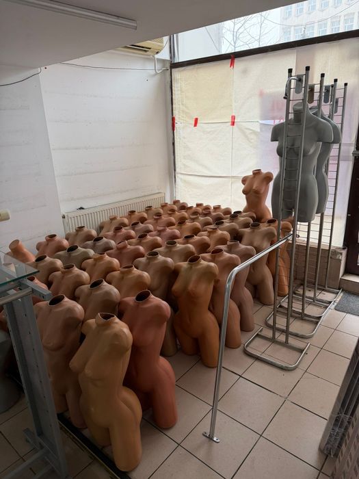 Stendere expunere haine, Busturi, Șine