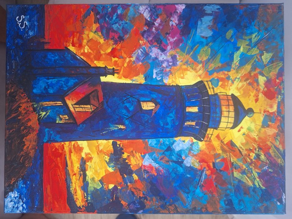 Продавам картини ,нарисувани с акрилна боя!Продават се без рамка!