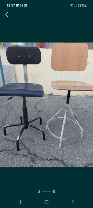 Scaune industriale ani 70