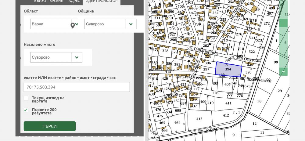 Продава се Парцел в Суворово - 4101 кв.м за 37 €/кв.м - Снимка #2