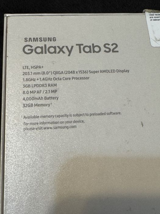 Tabletă Samsung Tab S2 32Gb WiFi + 4G Slot sim