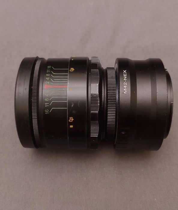 Гелиос 44-2 + Sony e адаптер