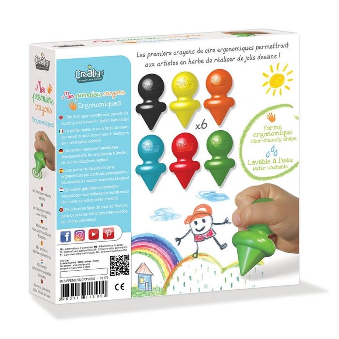 Моите първи восъчни пастели, х6 - Créa Lign’