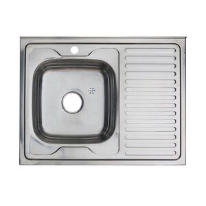 Мойка накладная 60х80