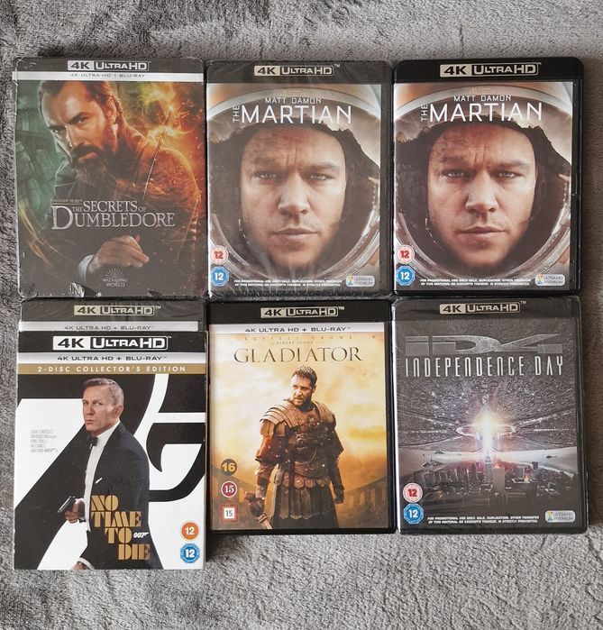 Blu Ray , 4к и DVD Филми