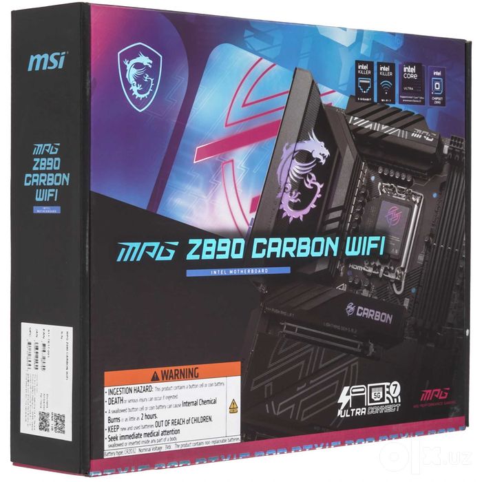 - Материнская плата MSI MPG Z890 CARBON WIFI