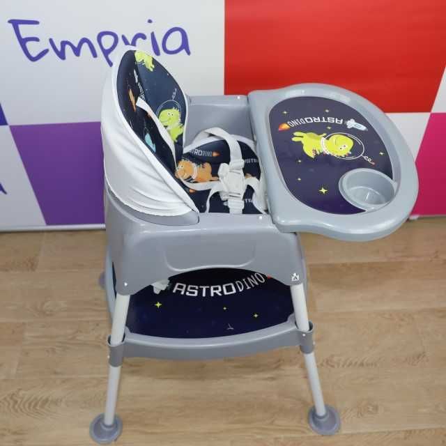 Scaun masa copii, 3 in 1, model Astro Dino - resigilat