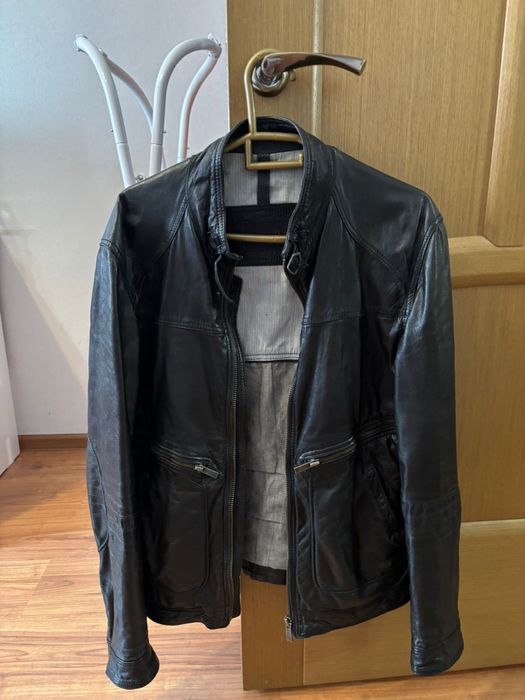 Мужская кожаная куртка Massimo Dutti