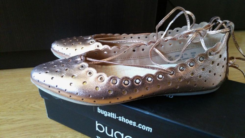 Нови Обувки Bugatti 37 номер естествена кожа