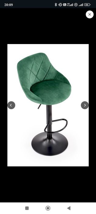 Vând SCAUNE BAR - 2 BUC, culoare verde