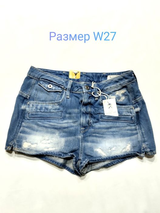 Нови G-star Davin High Short Къси Дънкови Панталонки  Размер W27