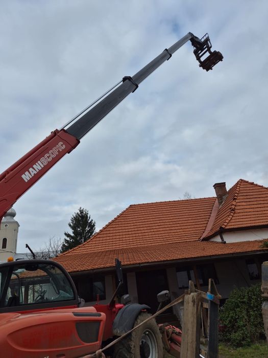 Inchiriez lucrari cu manitou incarcator telescopic 18m