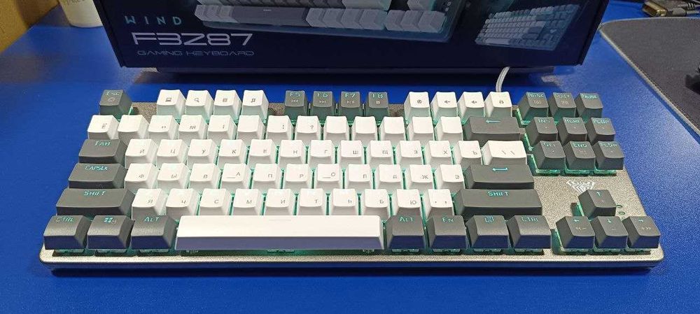 Клавиатура AULA F3287 проводная  механическая  80% оригинал RUS/ENG