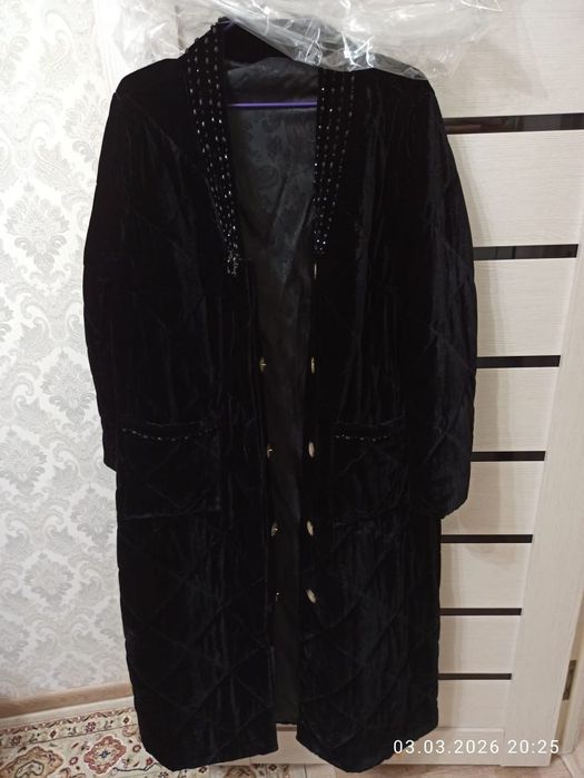 Бархатный чапан. Кимоно. Пальто.