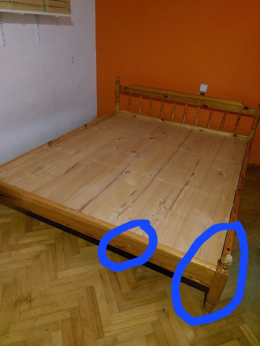 Дървено легло 175/200см с рамка