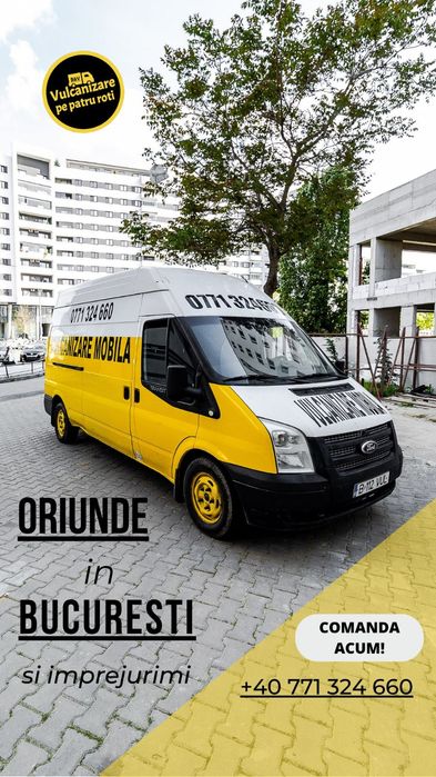 Vulcanizare mobila, service roti mobil, rezerve, pană, anvelope sh