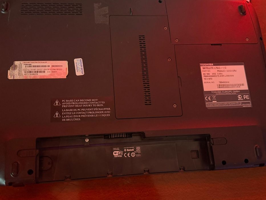 Ноутбук Toshiba Windows 10
