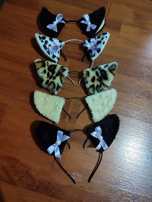 Ободки ушки, разная цветовая гамма