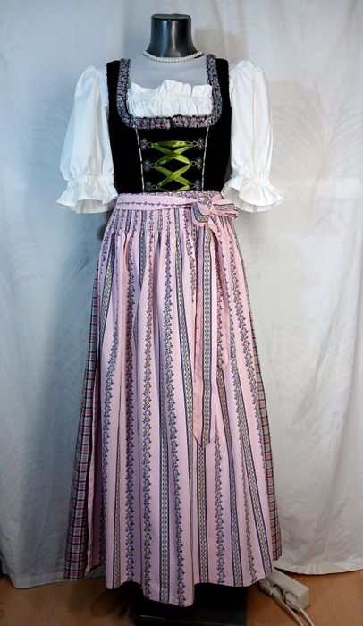 Dirndl Nr 38 Rochie bavareză, tiroleza sarafan tradițional austriac camașa Hess nr 38