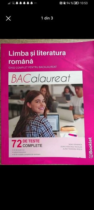 Vând culegeri de bacalaureat și clasa a-IX-A