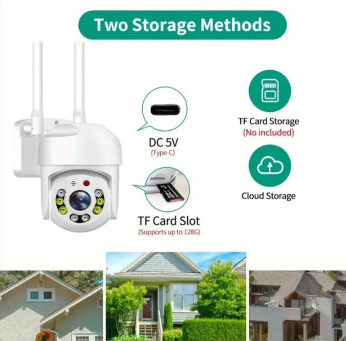 външна Wifi камера, водоустойчива  ip66