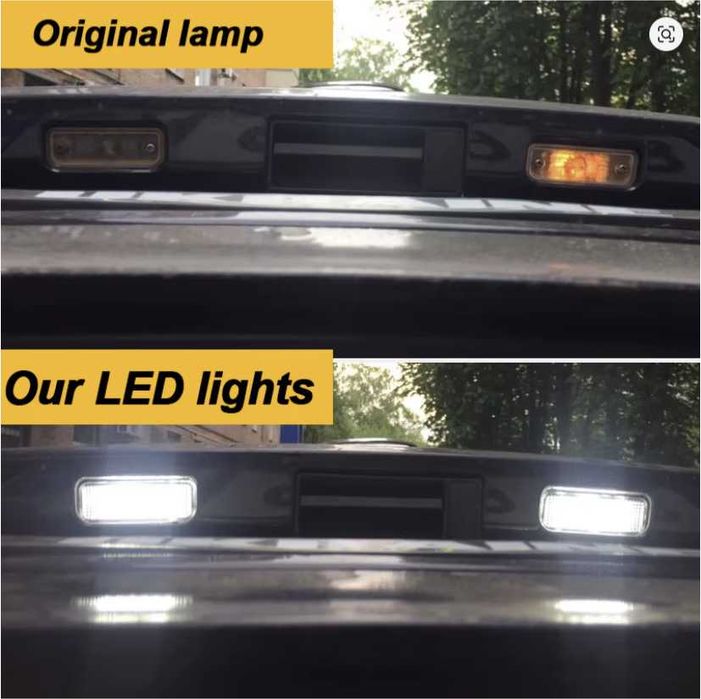 LED плафони светлини заден номер мерцедес mercedes W211 S203 W219 R171