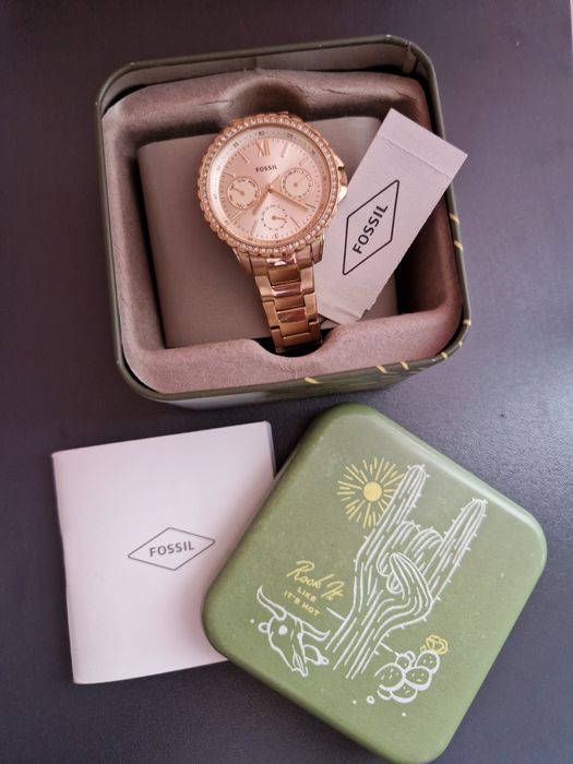 Ceas de dama Fossil auriu