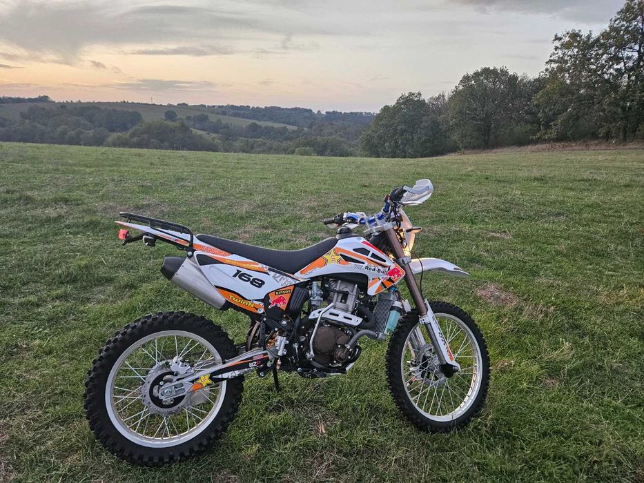 Ендуро 250cc Zongshen • НА 300 км • Като нов • Стартер+Кик • Топ състояние