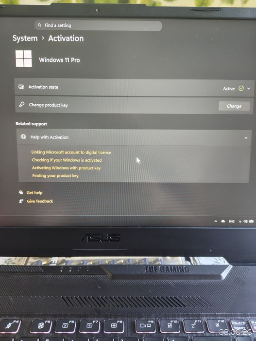 Asus TUF F15 3050ti