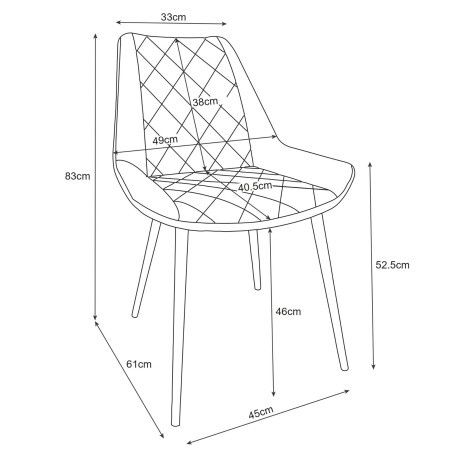 Set 4 scaune dining si sufragerie