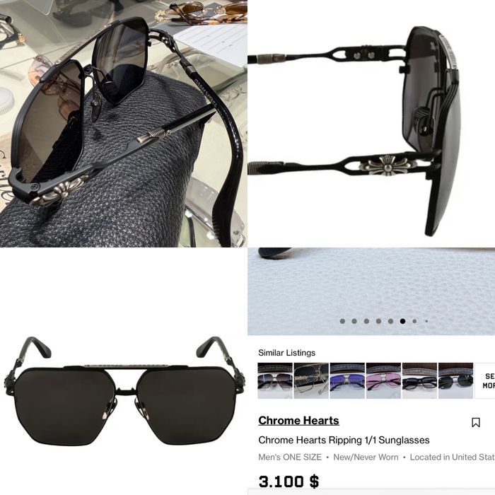 Ochelari Chrome Hearts Black mat Edition