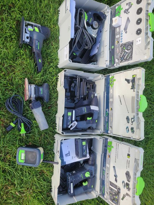 FESTOOL Радио Зеге Перфоратор Ъглошлайф Виброшлайф Винтоверт Гипскртон