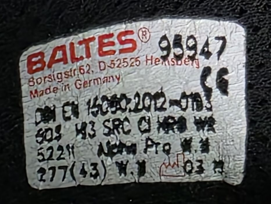 Пожарникарски ботуши Baltes 43 номер