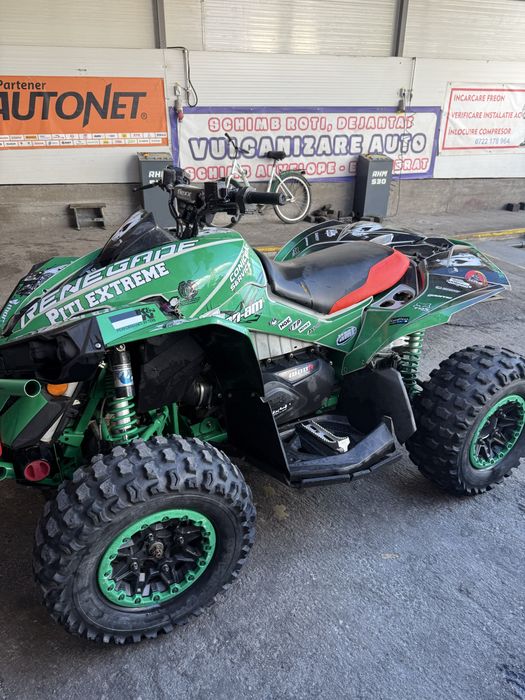 Vand canam renegade 2022 foarte echipat totul sablat si schimbat nou poze cu totul inlocuit nou !!