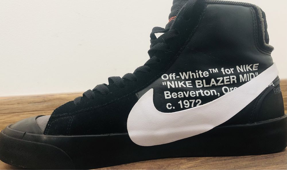Off White Nike Blazer Mid Black (Grim Reaper)