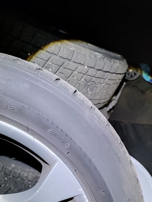 Комплект зимней резины с дисками на BMW