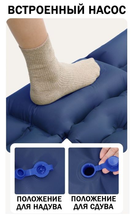 Надувной матрац vac, почти новый