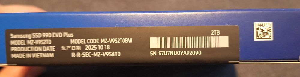 SSD 2TB SAMSUNG 990 EVO Plus, 90 de ore
