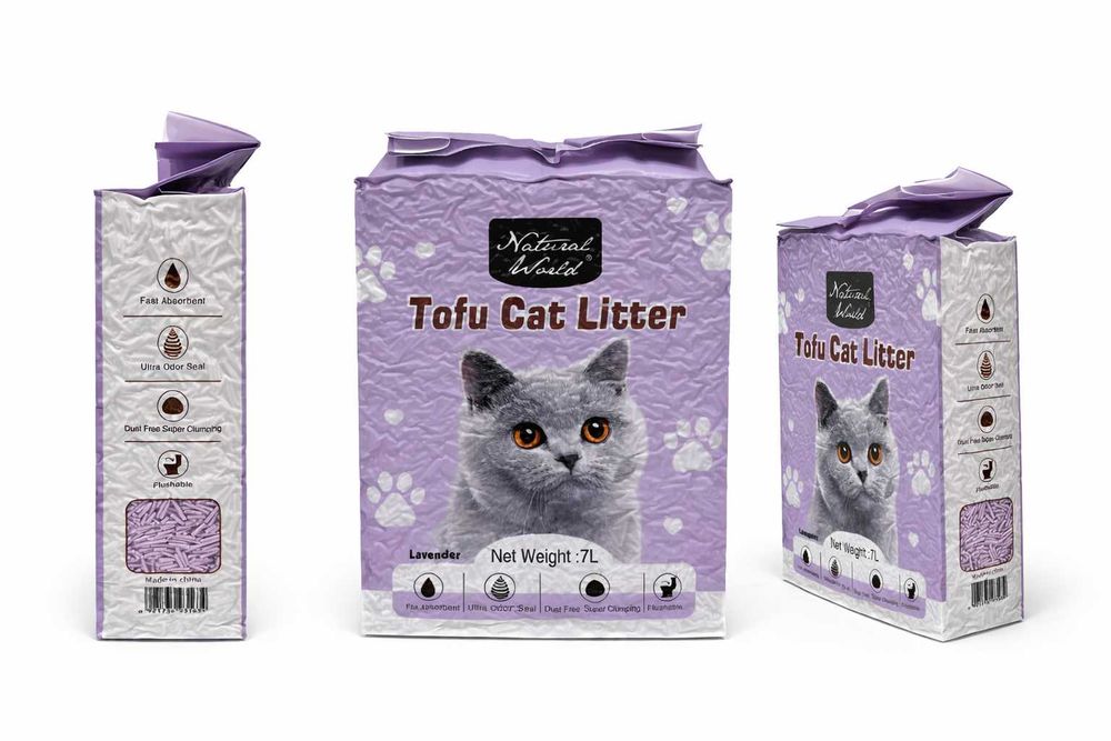 Котешка тоалетна - тофу пелети 7L/2.5кг