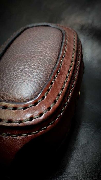 Калъф за ключове /кейс/от естествена кожа ръчна изработка