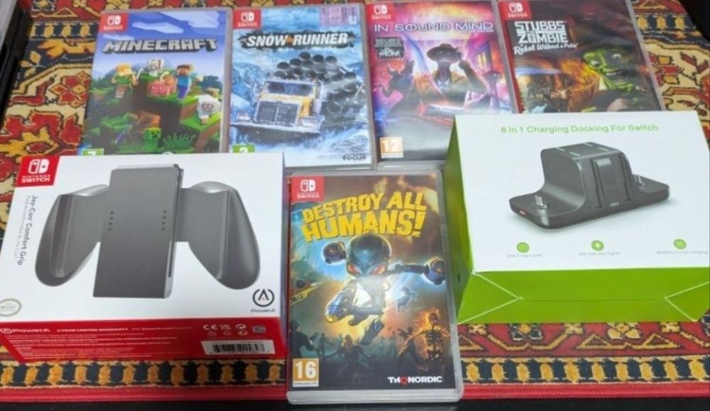 Vand jocuri/accesorii nintendo switch URGENT!!
