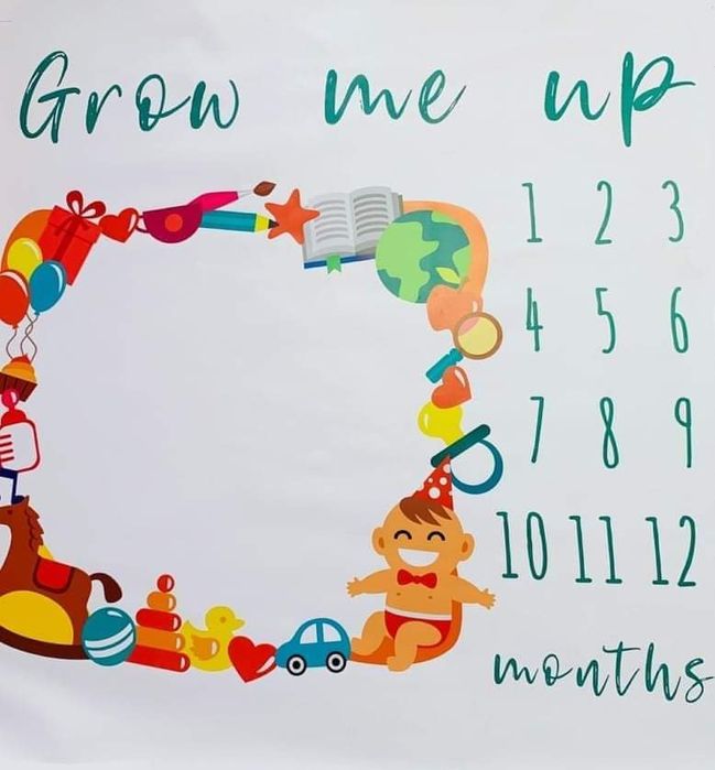 Килимче за отбелязване на първите месеци