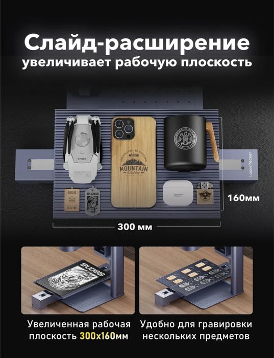 Лазерный станок LaserPecker LP4  Delux, для гравировки!e