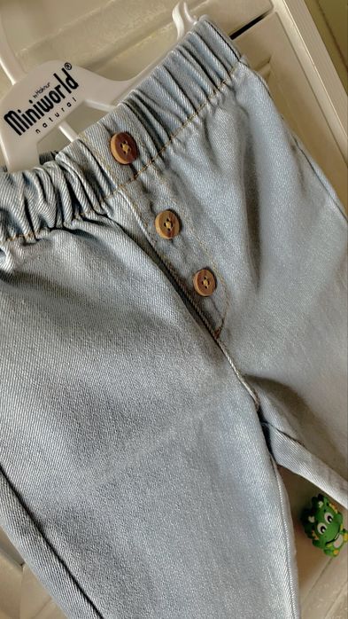 Бебешки дънкови панталони Lupilu