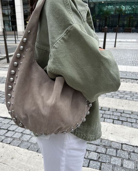 Нова чанта имитация на велур