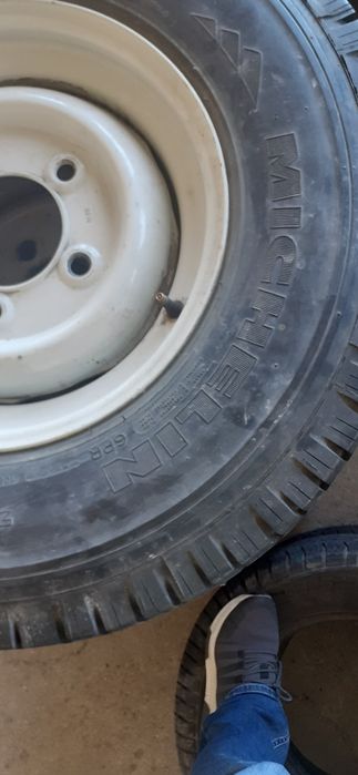 5 броя джанти с гуми за Лент Ровър Дефендър  16цола.