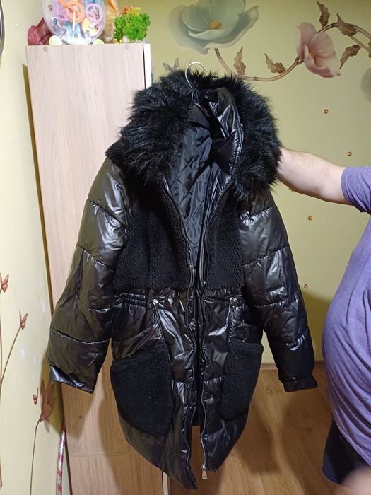 Дамско плътно и меко  зимно  яке