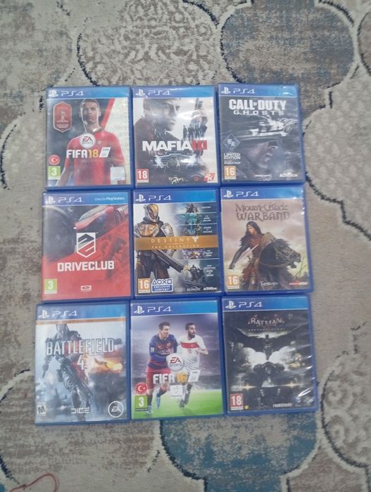 Продам/Обменяю Ps4 fat на 500 Гб с 9 дисковими играми