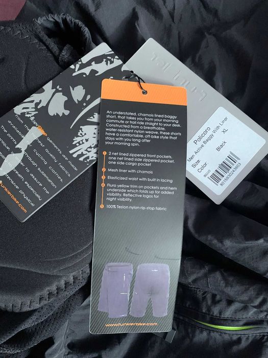 Pantaloni ciclism Funkier Policoro Negri Noi mărime XL